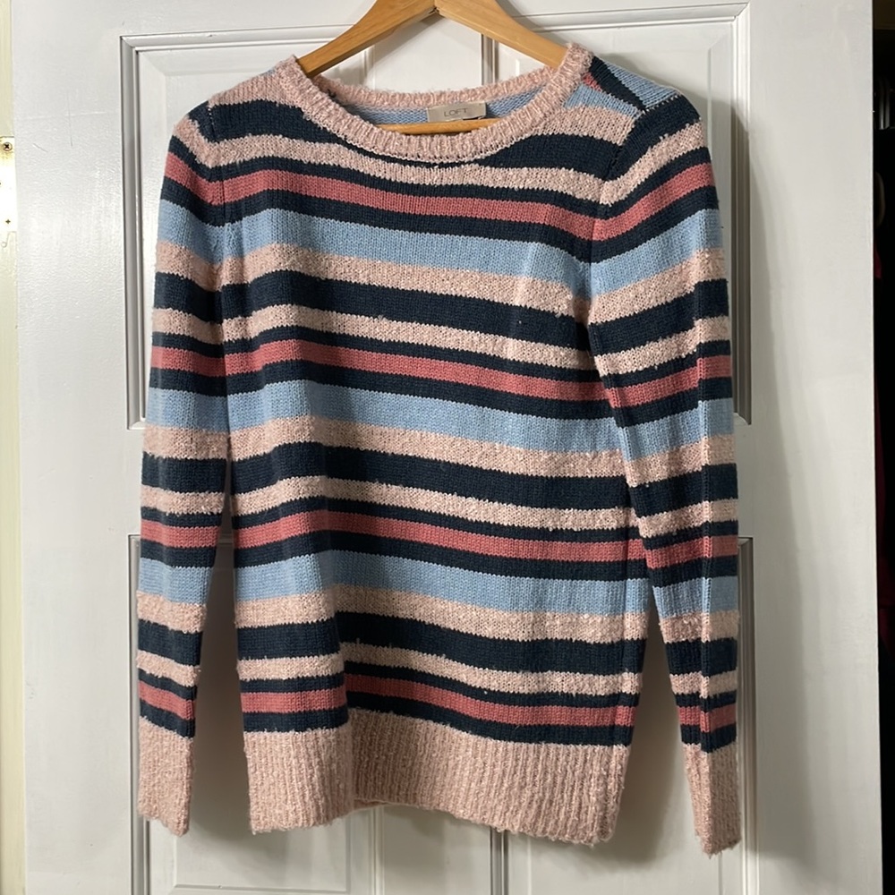 Loft Striped Women’s Sweater Size S
